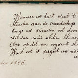 1840s Boxed German Album Amicorum with Many Lovelies