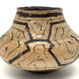 Lovely Older Vintage Hand-painted Peruvian Shipibo-Conibo Pottery Vessel
