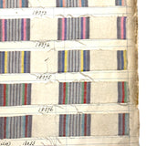 Another Most Beautiful 1929 Oversized, Double-Sided Gridded Page of Flannel Fabric Swatches (#4)