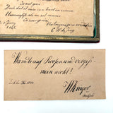 1840s Boxed German Album Amicorum with Many Lovelies