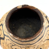 Lovely Older Vintage Hand-painted Peruvian Shipibo-Conibo Pottery Vessel