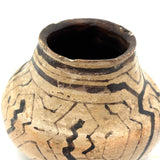Lovely Older Vintage Hand-painted Peruvian Shipibo-Conibo Pottery Vessel
