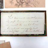 1840s Boxed German Album Amicorum with Many Lovelies