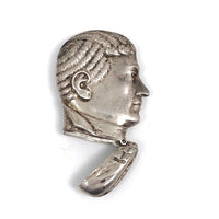 Wonderful c. 1890 Very Rare John Jay (1st Supreme Court Justice) Figural Vesta with Striker