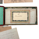 1840s Boxed German Album Amicorum with Many Lovelies