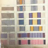 Another Most Beautiful 1929 Oversized, Double-Sided Gridded Page of Flannel Fabric Swatches (#4)
