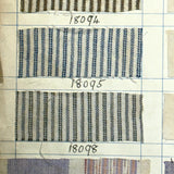 Another Most Beautiful 1929 Oversized, Double-Sided Gridded Page of Flannel Fabric Swatches (#4)