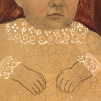 Strange Baby: Hand-painted Antique Full Plate Tintype