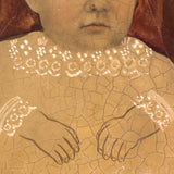 Strange Baby: Hand-painted Antique Full Plate Tintype