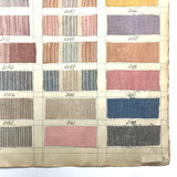 Most Beautiful 1929 Oversized, Single-Sided Gridded Page of Flannel Fabric Swatches (#2)