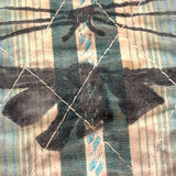 Very Sweet Old Quilted Cat Pot Holder with Hand-drawn Face and Bow