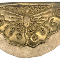 Embossed Brass Butterfly Pen Wipe