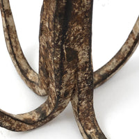 Beautiful Large Hand-forged Iron Grappling Hook in Old White Paint