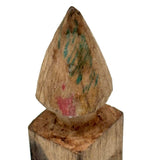 Vintage Ball in Cage Whimsy with Thin Walls and Pointed Finial