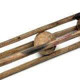 Vintage Ball in Cage Whimsy with Thin Walls and Pointed Finial