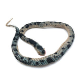 Amazing Japanese Mingei Folded Paper Snake with Glass Bead Eyes