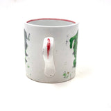 Warning! Resonant 19th Century English Transfer Decorated Child's Mug