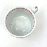 Warning! Resonant 19th Century English Transfer Decorated Child's Mug