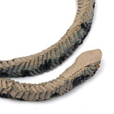 Amazing Japanese Mingei Folded Paper Snake with Glass Bead Eyes