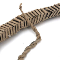 Amazing Japanese Mingei Folded Paper Snake with Glass Bead Eyes