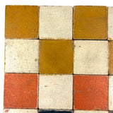 Special Set of 30 Old Color Cubes with Unusual Orange-Red and Black Sides