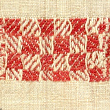 RR's 1836 Red and White Darning Sampler on Homespun Linen in Period Gilded Frame with Original Glass