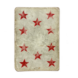 Ten of Stars, Civil War Union Playing Card (Type Two), 1863
