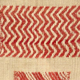RR's 1836 Red and White Darning Sampler on Homespun Linen in Period Gilded Frame with Original Glass