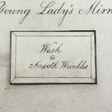 The Young Ladies Mirror, c. 1830s Self Reflective Riddler with Flip Up Solutions