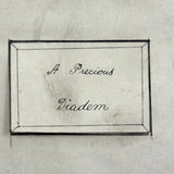The Young Ladies Mirror, c. 1830s Self Reflective Riddler with Flip Up Solutions