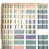 Most Beautiful 1929 Oversized, Double-Sided Gridded Page of Flannel Fabric Swatches (#3)