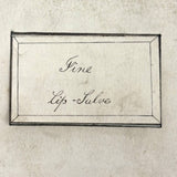 The Young Ladies Mirror, c. 1830s Self Reflective Riddler with Flip Up Solutions