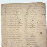 Immortality...Immateriality, Perfectly Poignant 19th Century Penmanship Practice Page