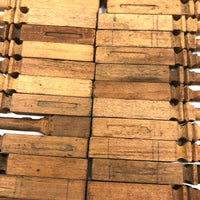 Box of Antique Hand-carved Miniature Columns/Balustrades (For Dollhouse that Never Was?)