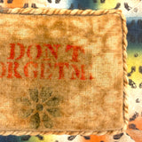 Don't Forget Me, Brilliantly Colored, Beautiful Condition 1820s-30s American Sewing Box with Stencil Painted Sentiment