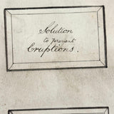 The Young Ladies Mirror, c. 1830s Self Reflective Riddler with Flip Up Solutions