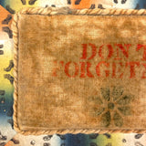 Don't Forget Me, Brilliantly Colored, Beautiful Condition 1820s-30s American Sewing Box with Stencil Painted Sentiment