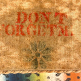 Don't Forget Me, Brilliantly Colored, Beautiful Condition 1820s-30s American Sewing Box with Stencil Painted Sentiment