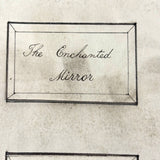 The Young Ladies Mirror, c. 1830s Self Reflective Riddler with Flip Up Solutions