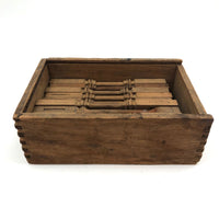 Box of Antique Hand-carved Miniature Columns/Balustrades (For Dollhouse that Never Was?)