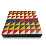 Color Study: Mixed Set of 49 Old Color Cubes, Cool and Warm