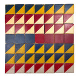 Color Study: Mixed Set of 49 Old Color Cubes, Cool and Warm