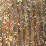 c. 1500 BCE Small Round Bottomed Terra Cotta Vessel with Handle and Fine Stripe, Plus Small Second Pot