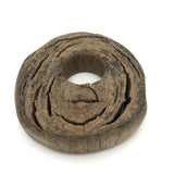 Sculptural Much Weathered Wood Round with Eye