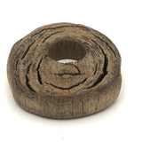 Sculptural Much Weathered Wood Round with Eye