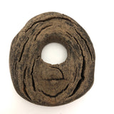 Sculptural Much Weathered Wood Round with Eye