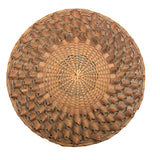 Lovely Old Abenaki "Porcupine Quill" Splint Basket with Flat Lid