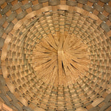 Lovely Old Abenaki "Porcupine Quill" Splint Basket with Flat Lid