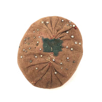 Sweet Old Once Red Hand-sewn Tomato Pin Cushion
