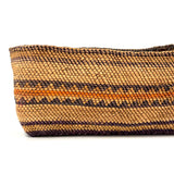 Antique Makah/Nootka, Pacific NW Coast, Bear Grass and Cedar Bark Oval Basket, c. 1900